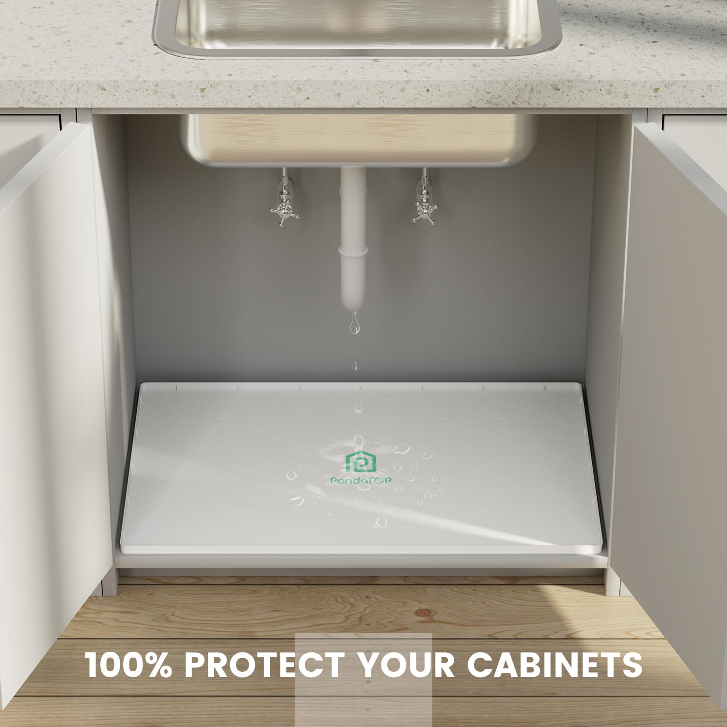 PandaTOP uso multifuncional, ideal en cocina y baño para proteger superficies.