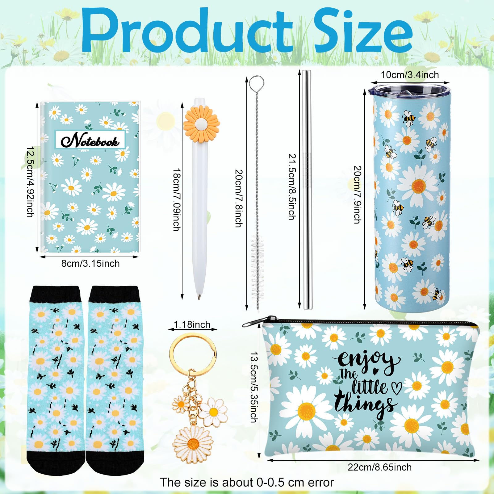 Panitay cuaderno daisy, perfecto para tomar notas diarias