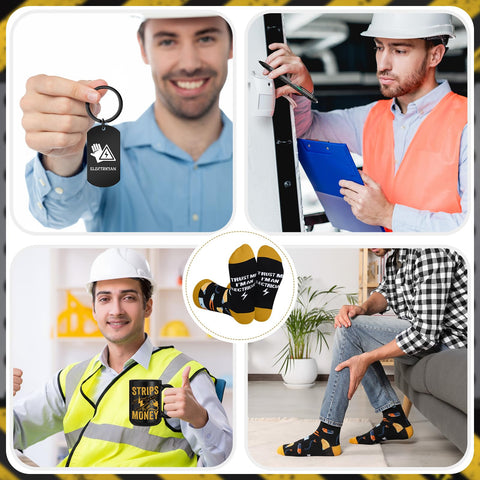 Panitay set regalo electricista, conjunto versátil para trabajo y celebración.