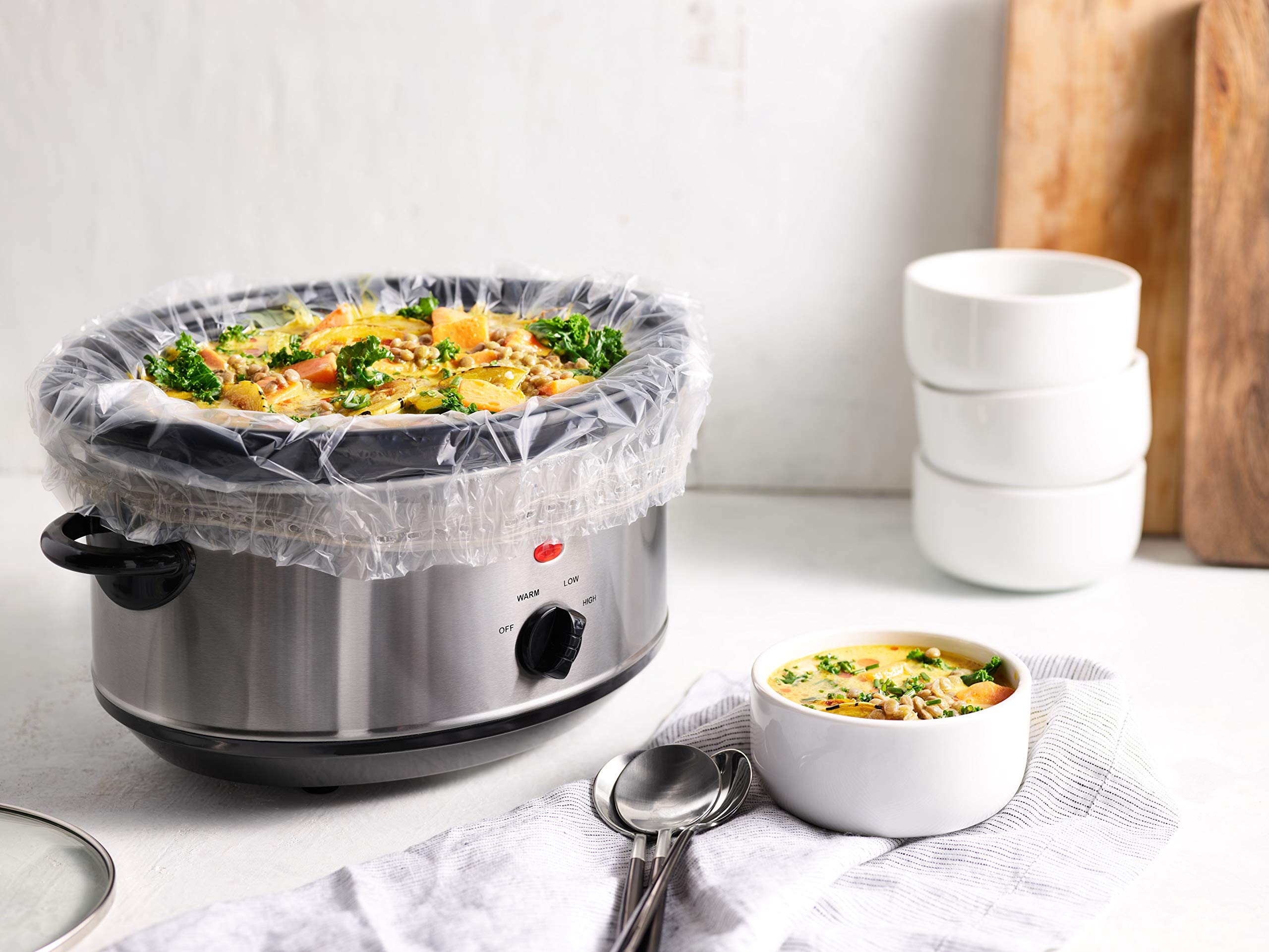 PanSaver forro desechable facilita limpieza sin frotar tras cocinar.