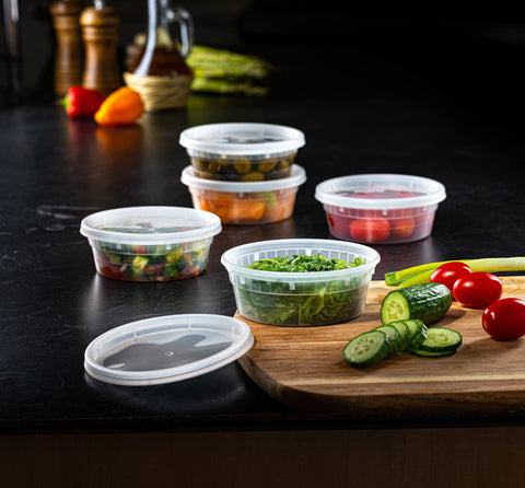 Pantry Value uso versátil de 8oz, ideal para porciones, sobras o tentempiés.