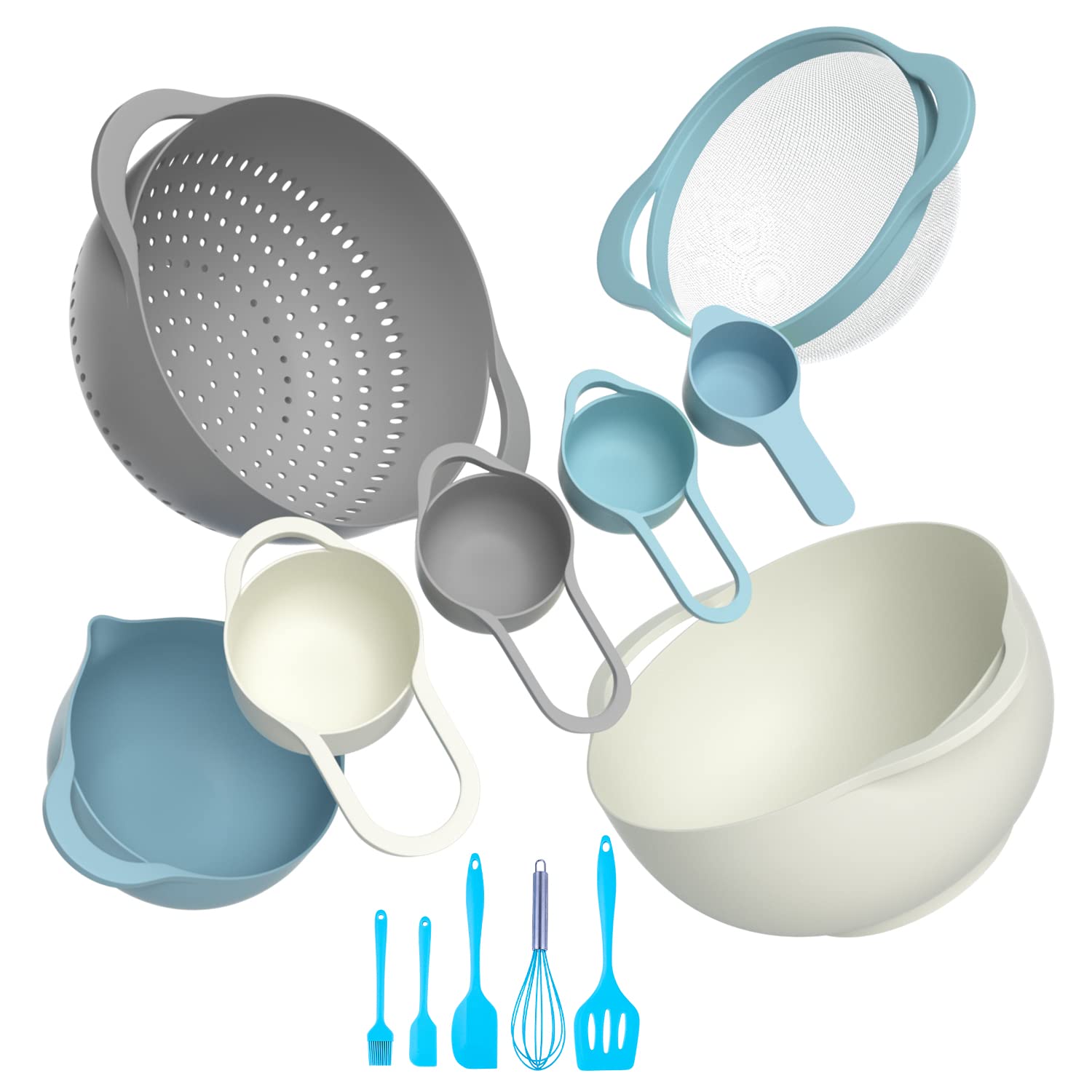 Pantula cuatro tazas de medición para precisión en recetas
