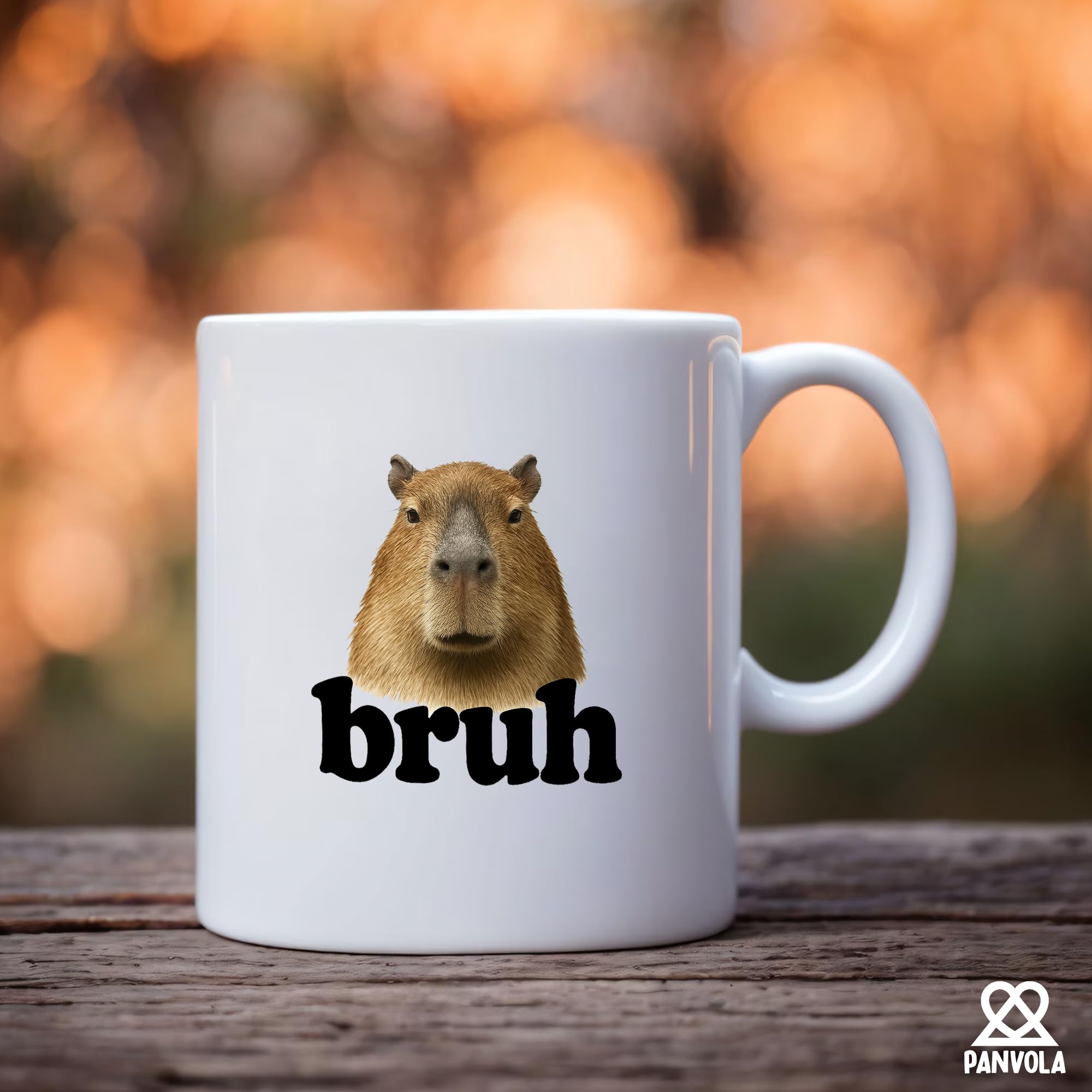 Panvola Capibara Bruh: lateral izquierda, estilo único para la oficina.