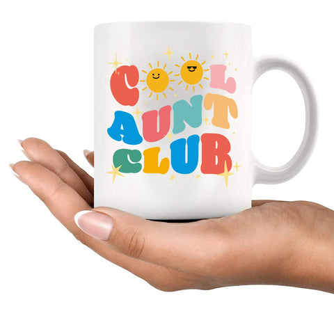 Regalo Día de la Madre con Panvola Cool Aunt Club 11oz, regalo perfecto