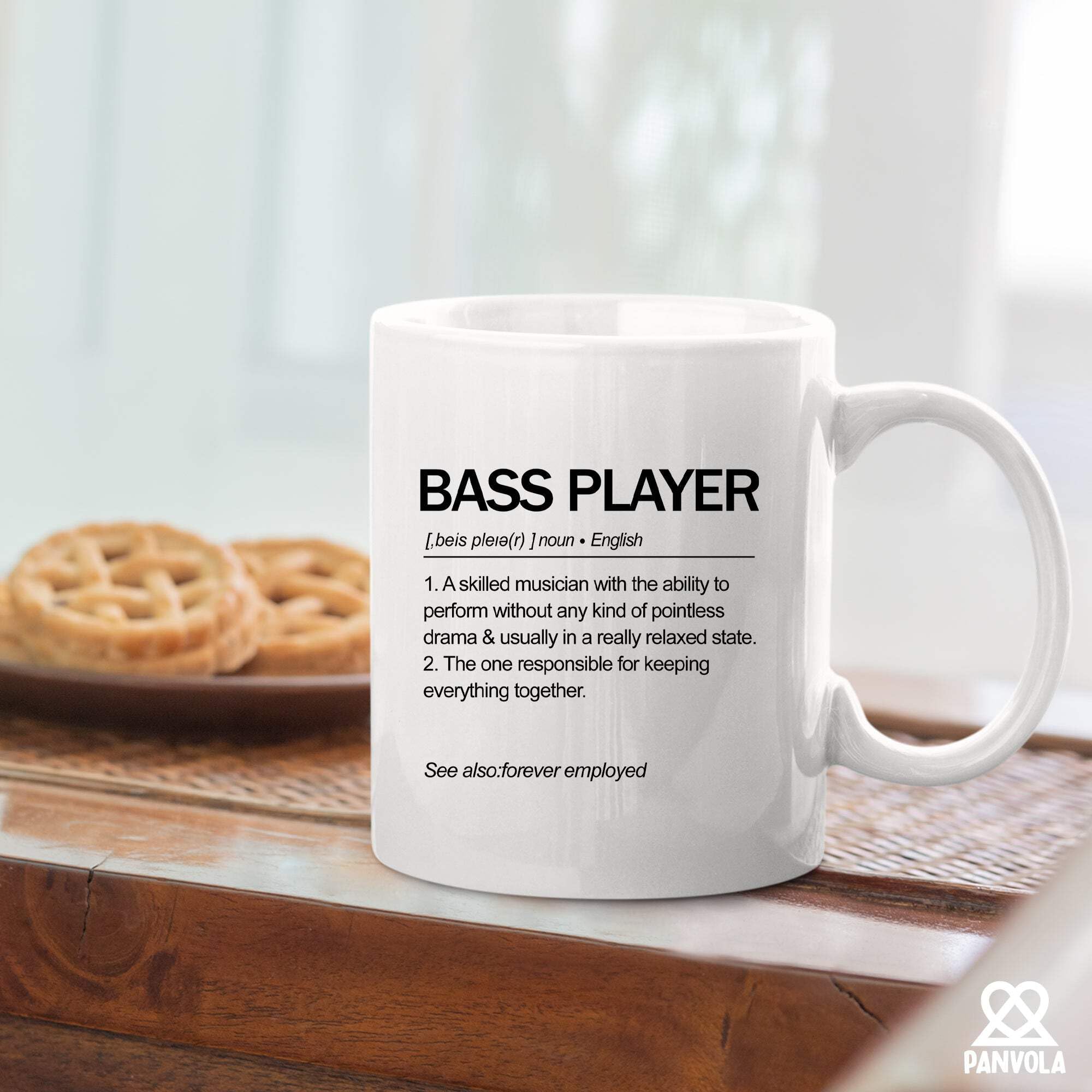 Regalo musical Panvola para bajistas, detalle único y considerado.