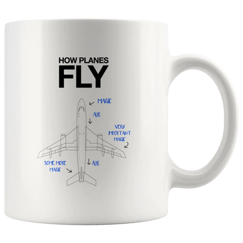 Taza Panvola con diseño de aviones para graduación, ideal para estudiar
