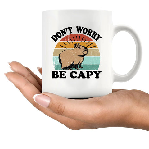 Panvola Taza capibara, añade humor en la oficina.