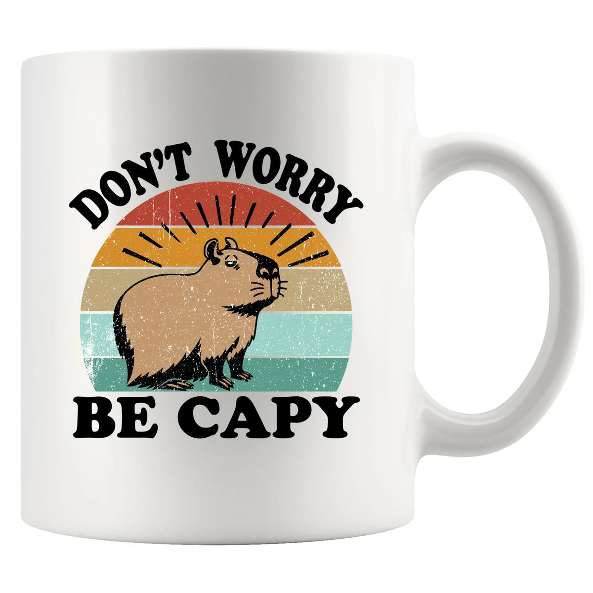 Panvola Taza capibara con diseño divertido para comenzar el día.