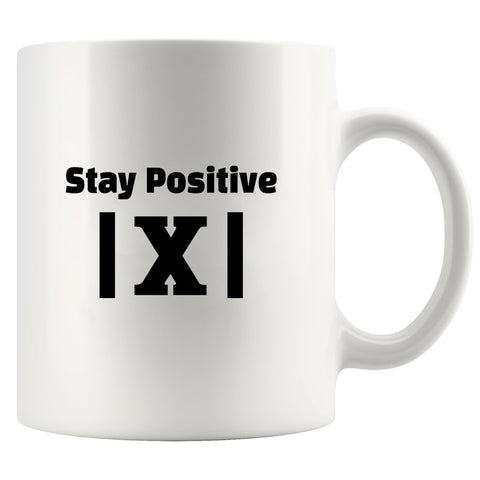 Taza Panvola cerámica 11oz blanca para café diario, diseño optimista.