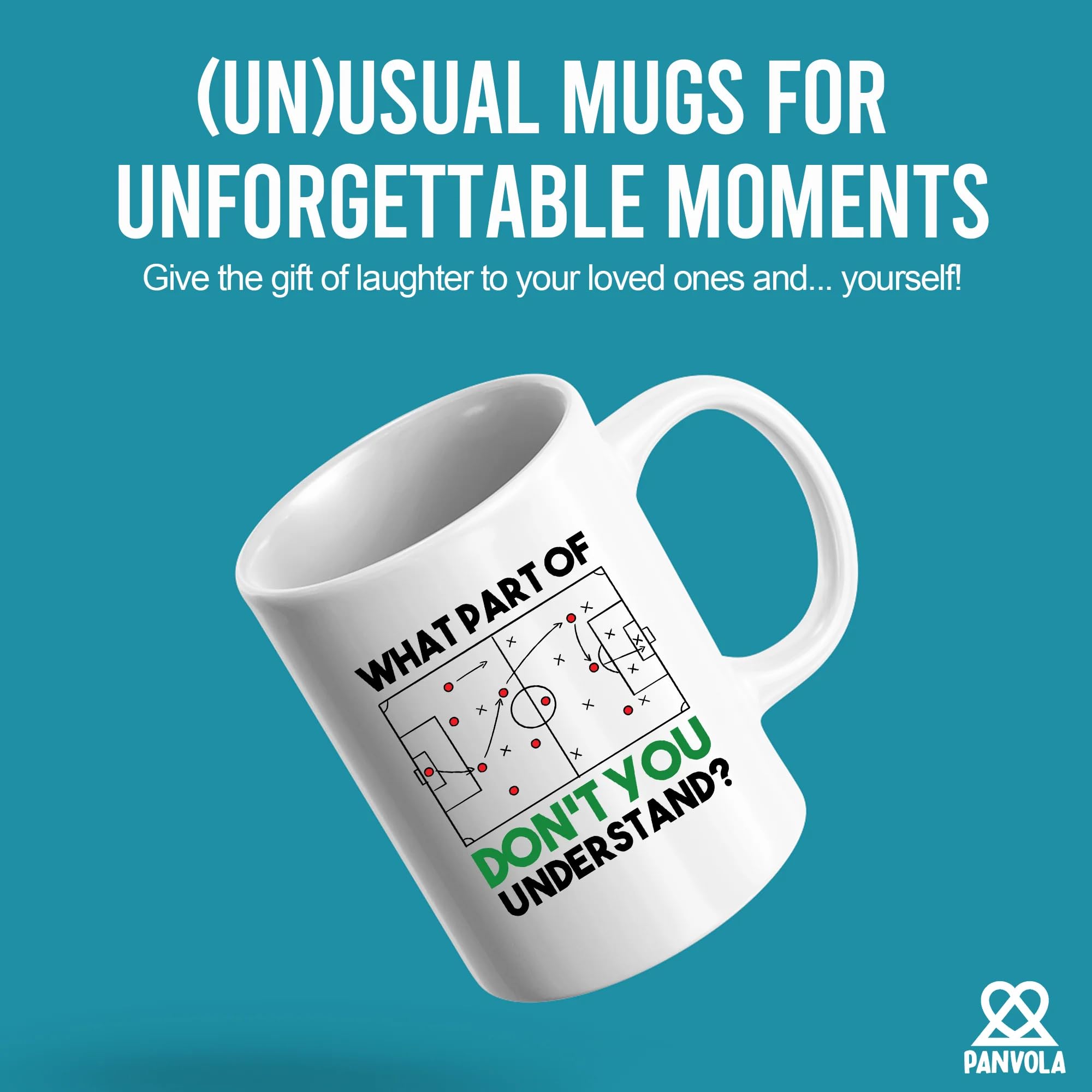 Taza Panvola cerámica 11oz trasera con cita, perfecta para la oficina