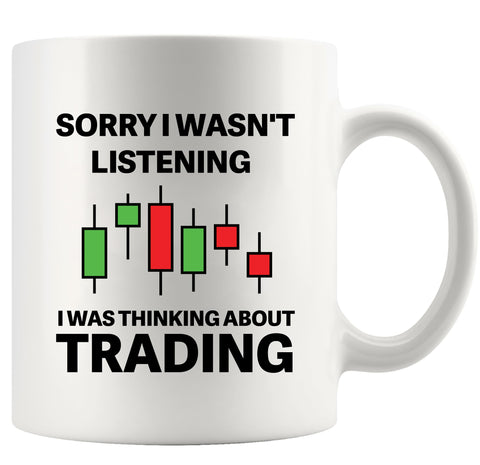 Panvola, taza cerámica 11 oz, frente con mensaje para traders, perfecto para empezar la jornada.