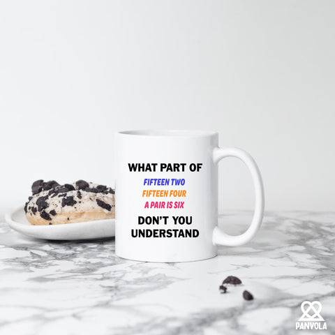 Taza Panvola de cerámica 11oz apta para lavavajillas y microondas.