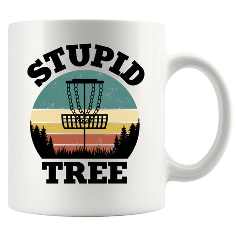 Panvola Taza cerámica con tema árbol tonto, ideal para desayunos con humor.