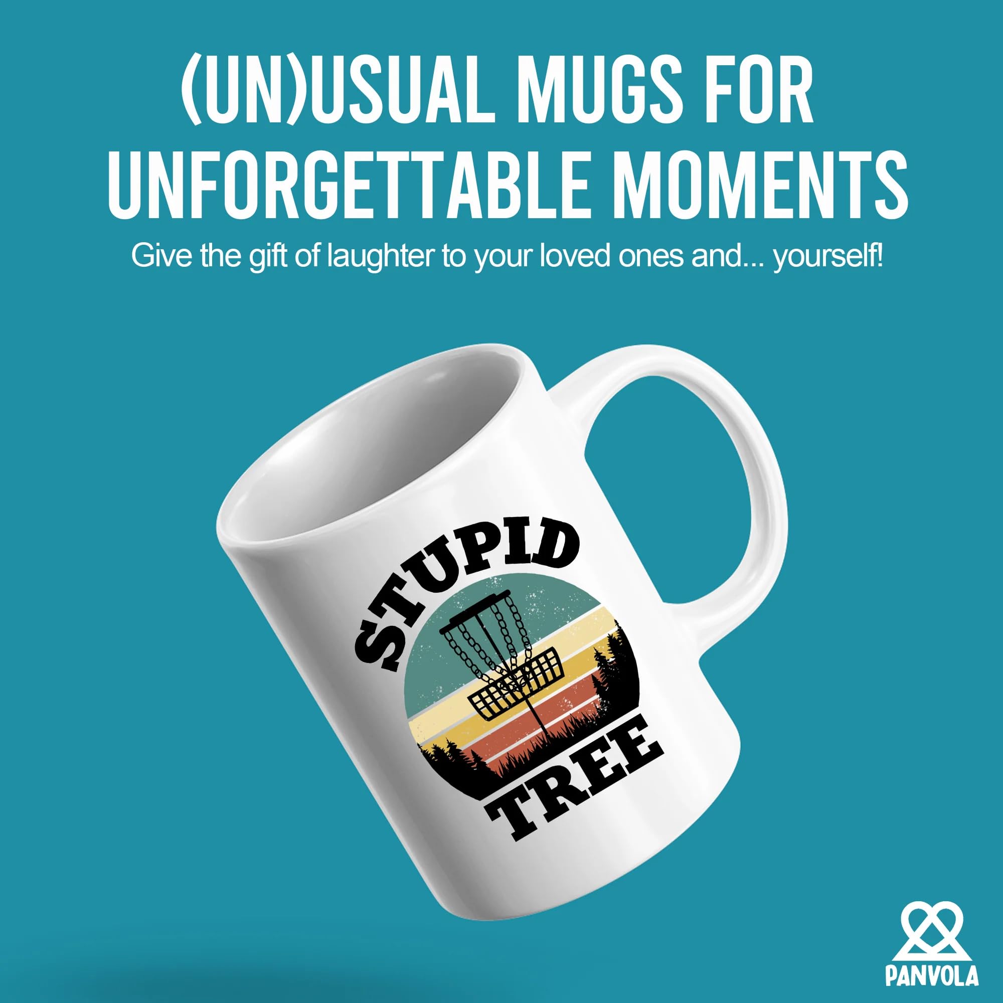 Panvola Taza cerámica humor matutino para alegrar la mañana.