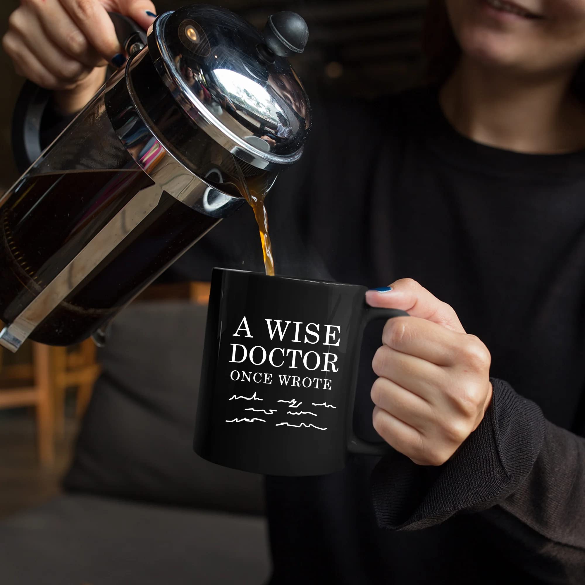 Taza Panvola adecuada para escritorio, regalo práctico para el equipo médico.