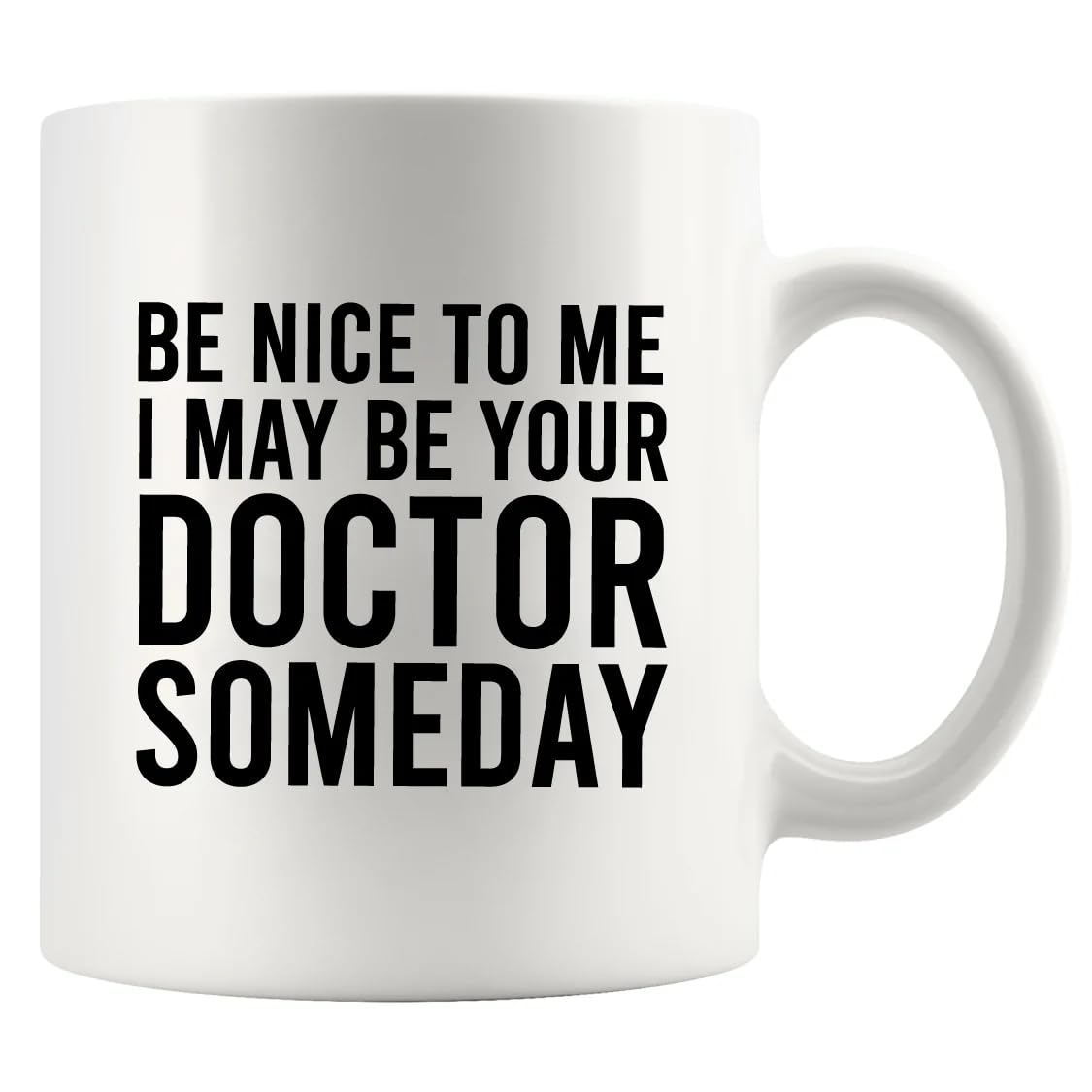 Panvola taza frente con mensaje, ideal como motivación diaria para estudiantes de medicina.