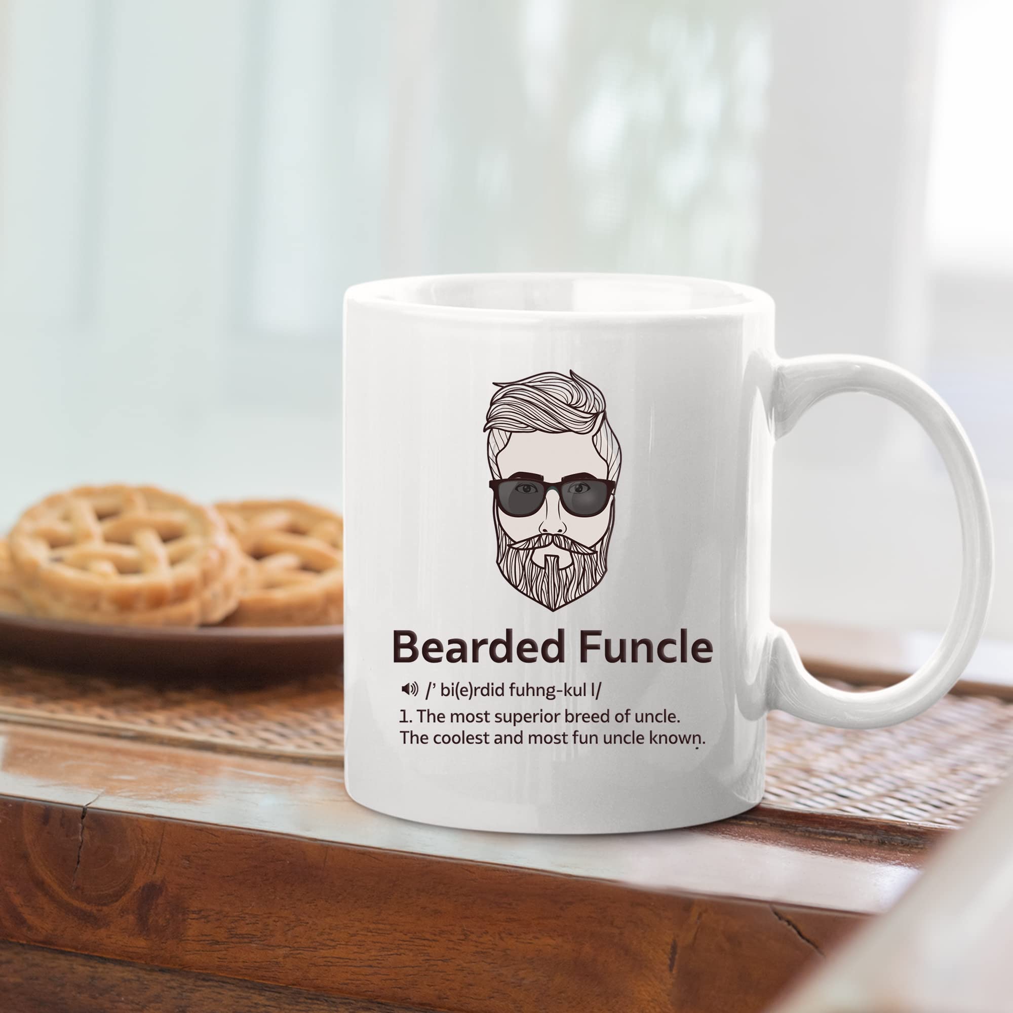Panvola Funcle Barba taza apta para lavavajillas y microondas
