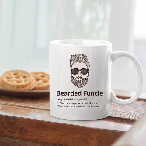 Panvola Funcle Barba taza apta para lavavajillas y microondas