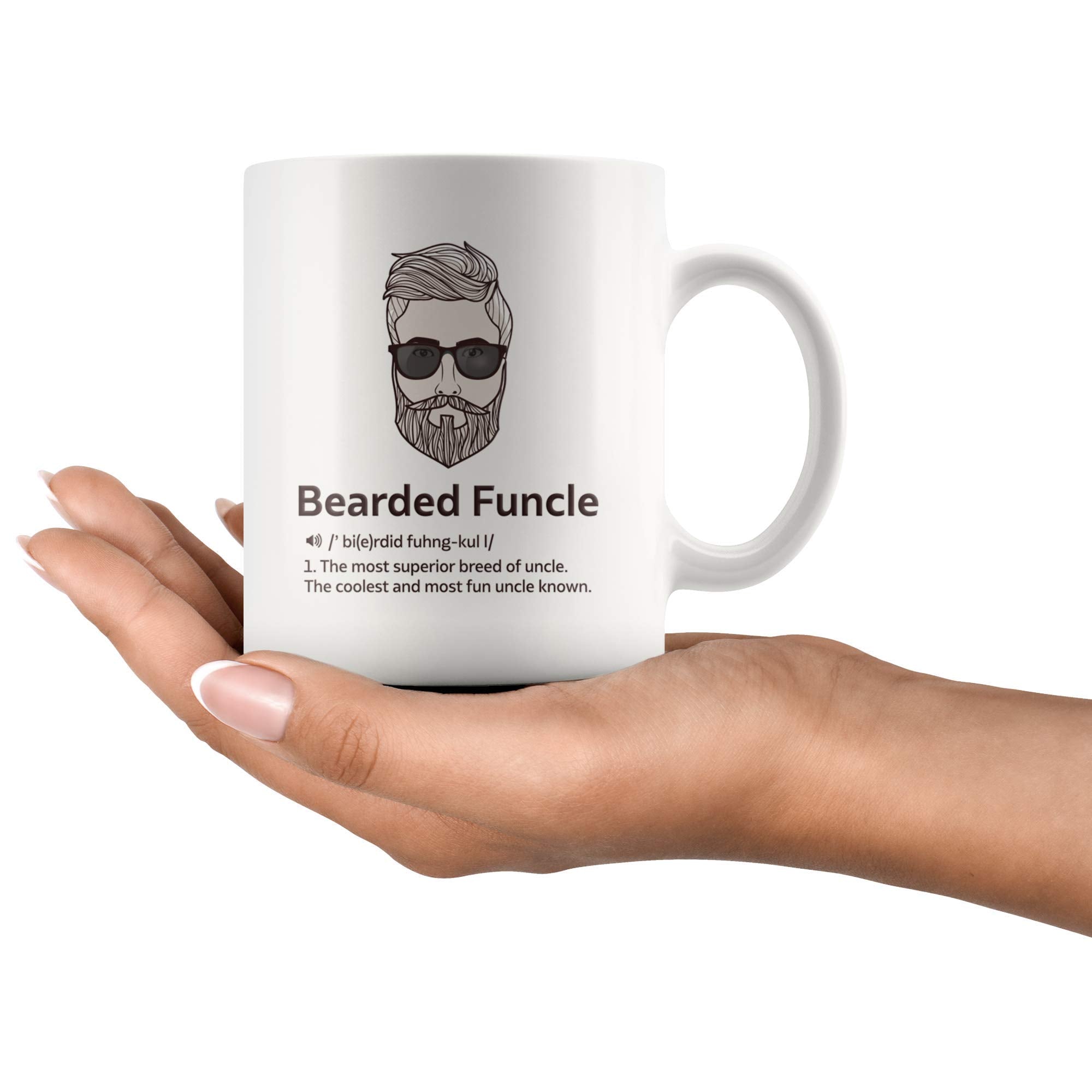 Panvola Funcle Barba taza ideal para uso en oficina y escritorio