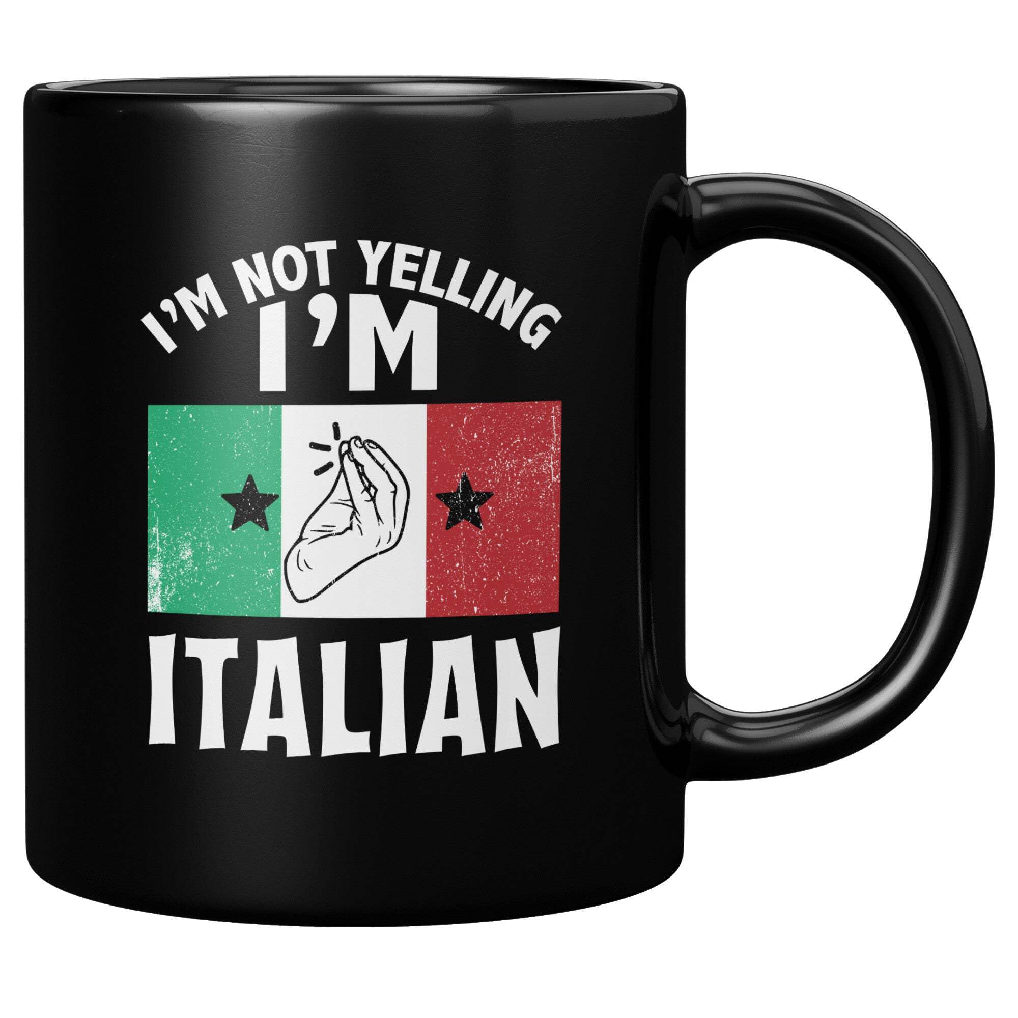 Taza Panvola italiano yo no grito, lista para empezar el día con humor y café