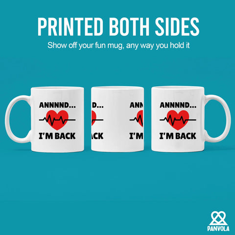 Panvola taza recuperación frase 11oz diseño con frase humorística