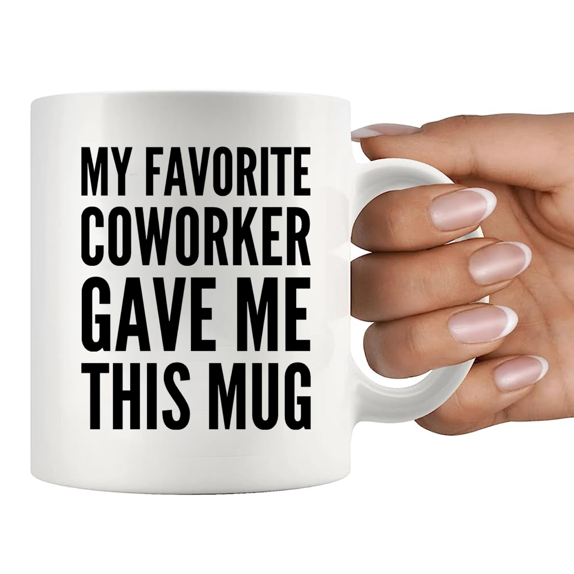 Taza Panvola apta para microondas y lavavajillas, vista frontal.