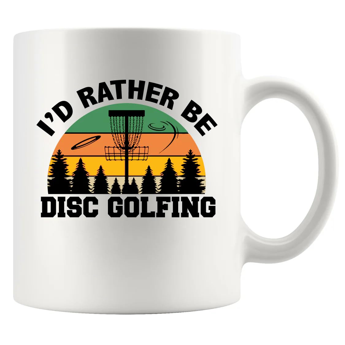 Taza Panvola de golf de disco, regalo perfecto para amantes del café y el deporte.