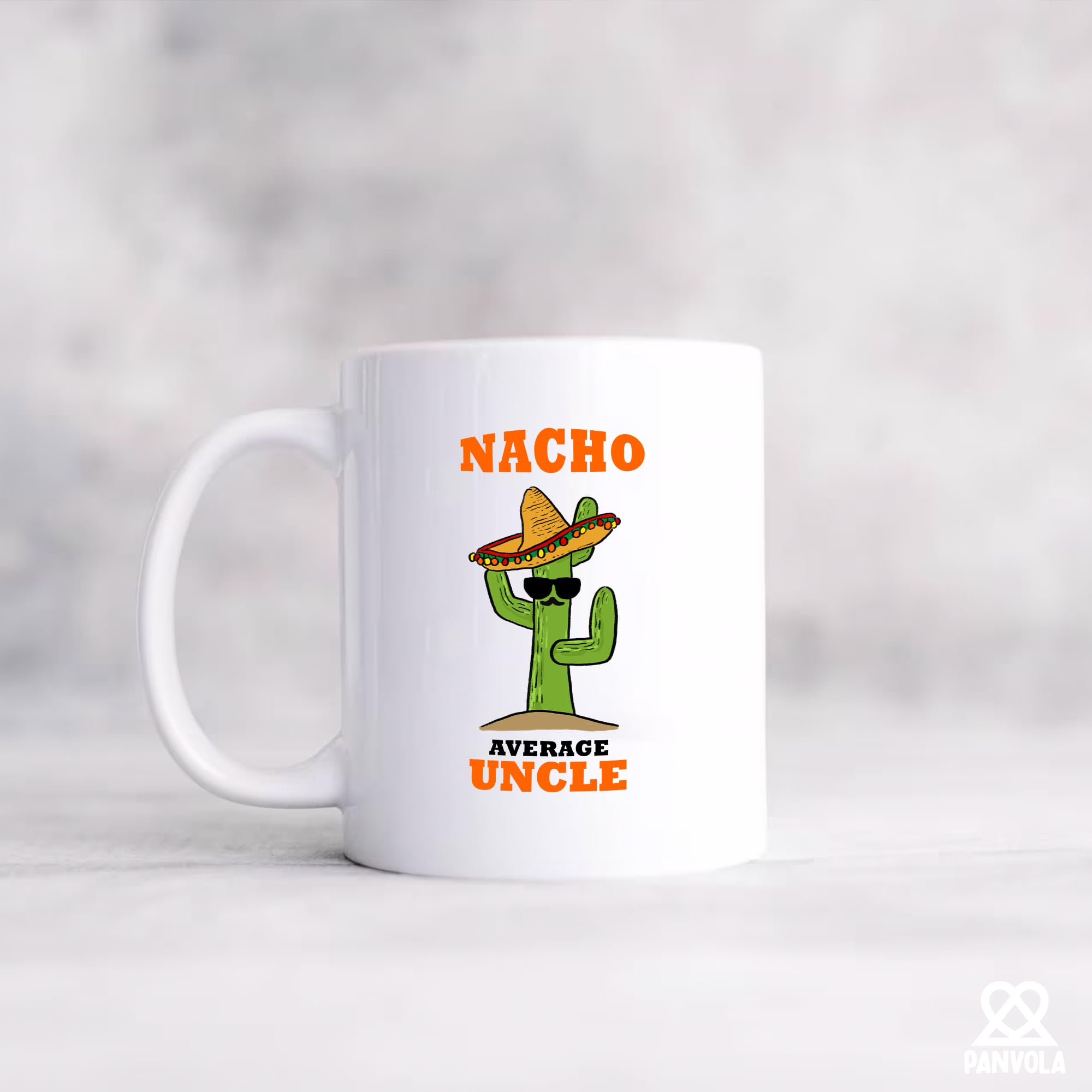 Taza Panvola regalo tio gracioso, perfecto para fiestas y celebraciones familiares.