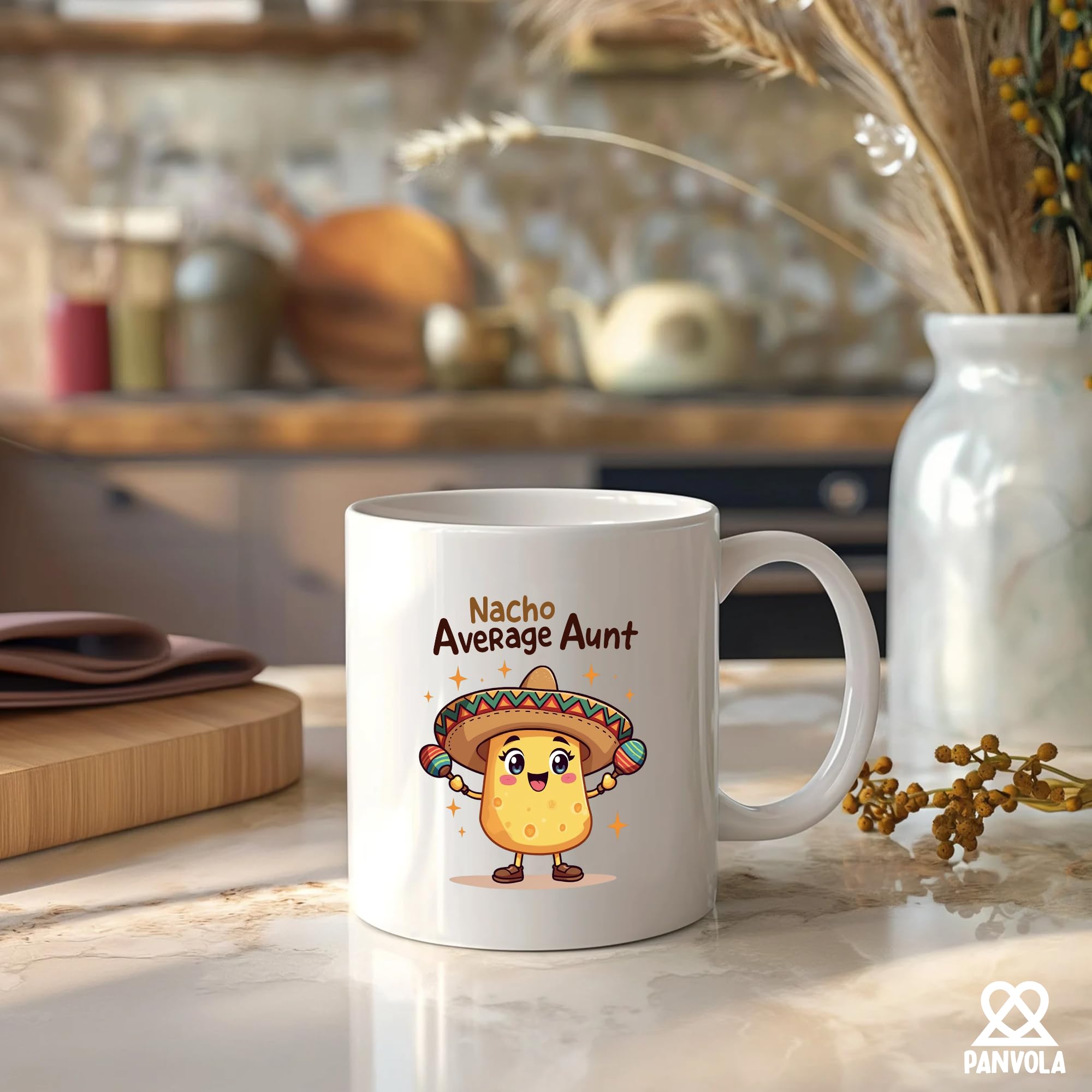 Panvola Tía regalo divertido para cumpleaños o celebraciones.