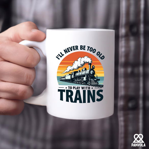 Panvola taza trenes, uso diario, cómoda para bebidas calientes.