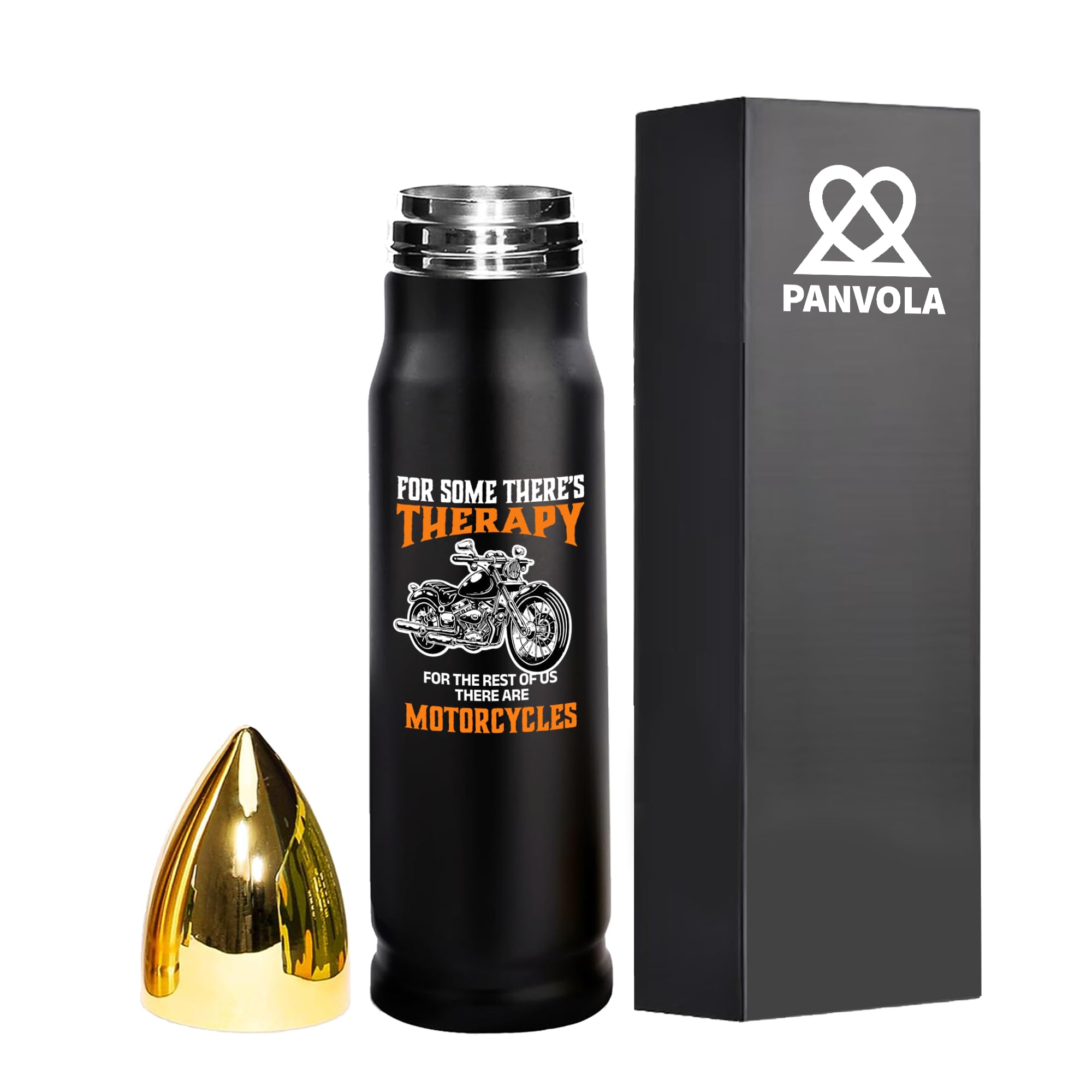 Panvola Therapy exterior negro mate, ideal para llevar en cada viaje.