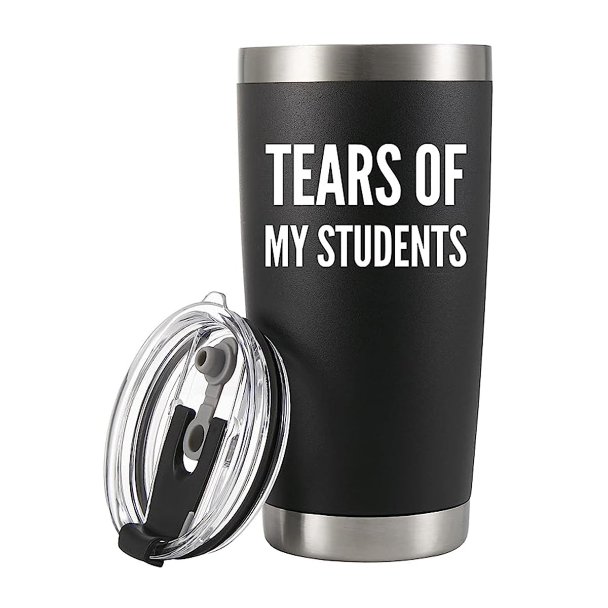 Panvola vaso Lágrimas de mis estudiantes, aislado ideal para bebidas calientes o frías.