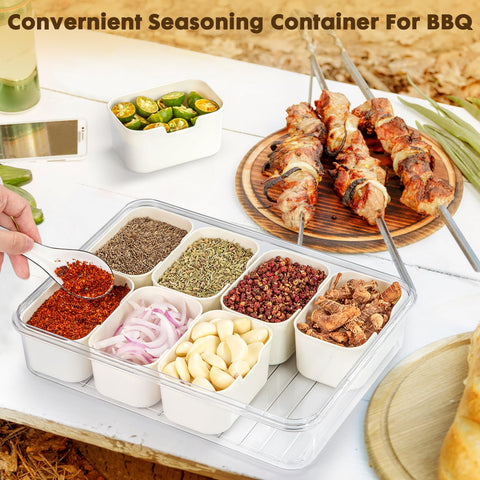 PANYEE contenedor snack con compartimentos separados para evitar mezclar sabores