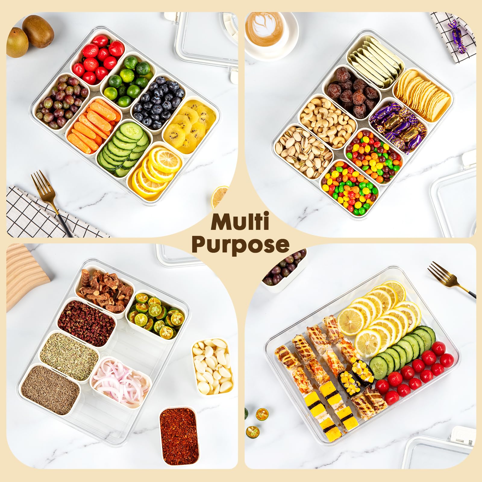 PANYEE snack box para viajar, picnic o fiestas, práctico