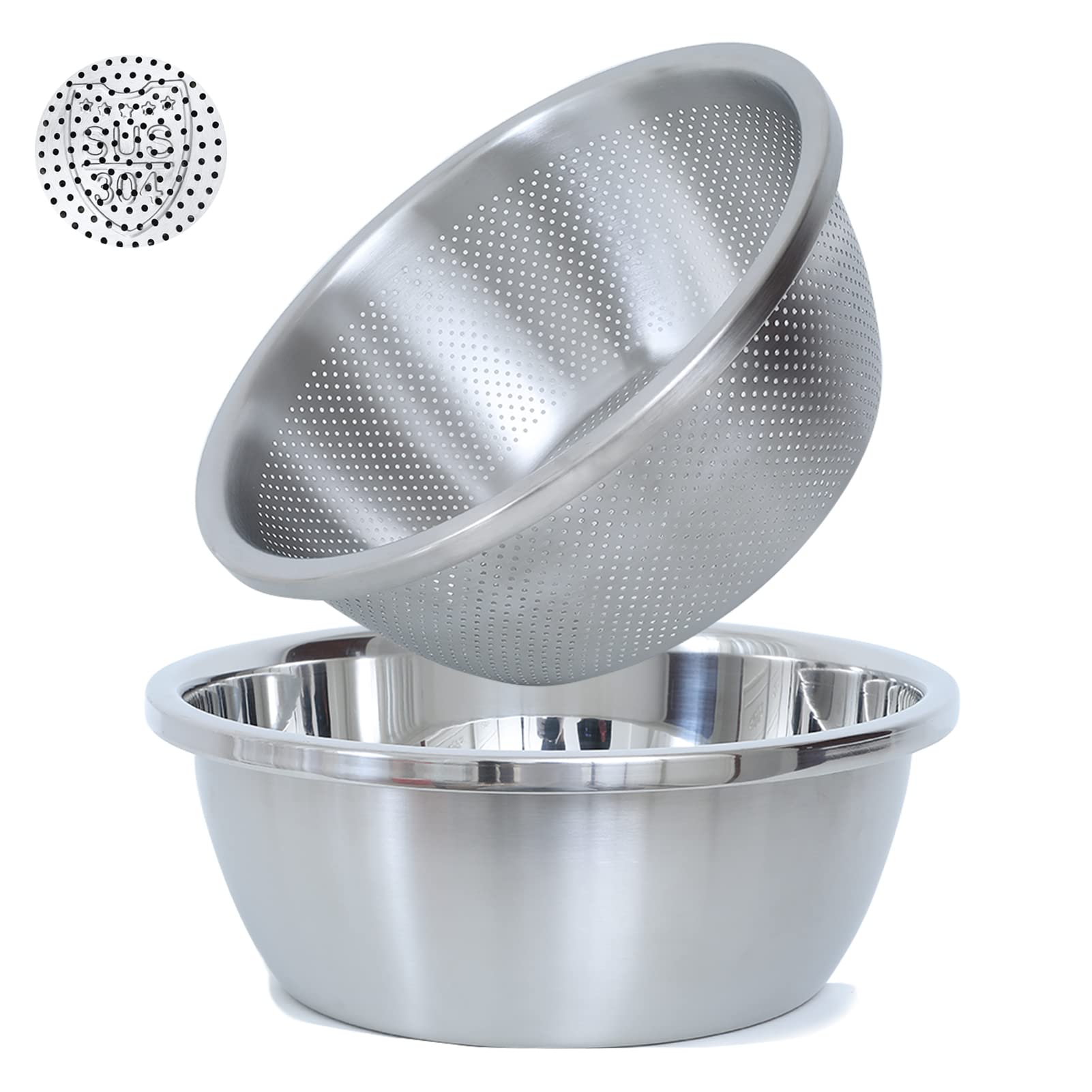 Paoli colador de acero inoxidable 304 con poros para lavar verduras de forma eficiente