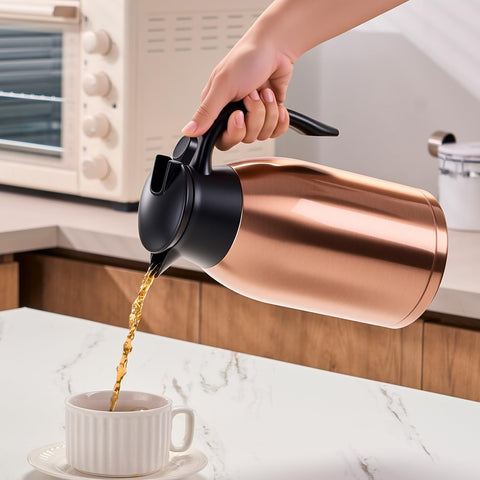 PARACITY 68oz cafetera térmica con aislamiento al vacío para bebidas templadas.