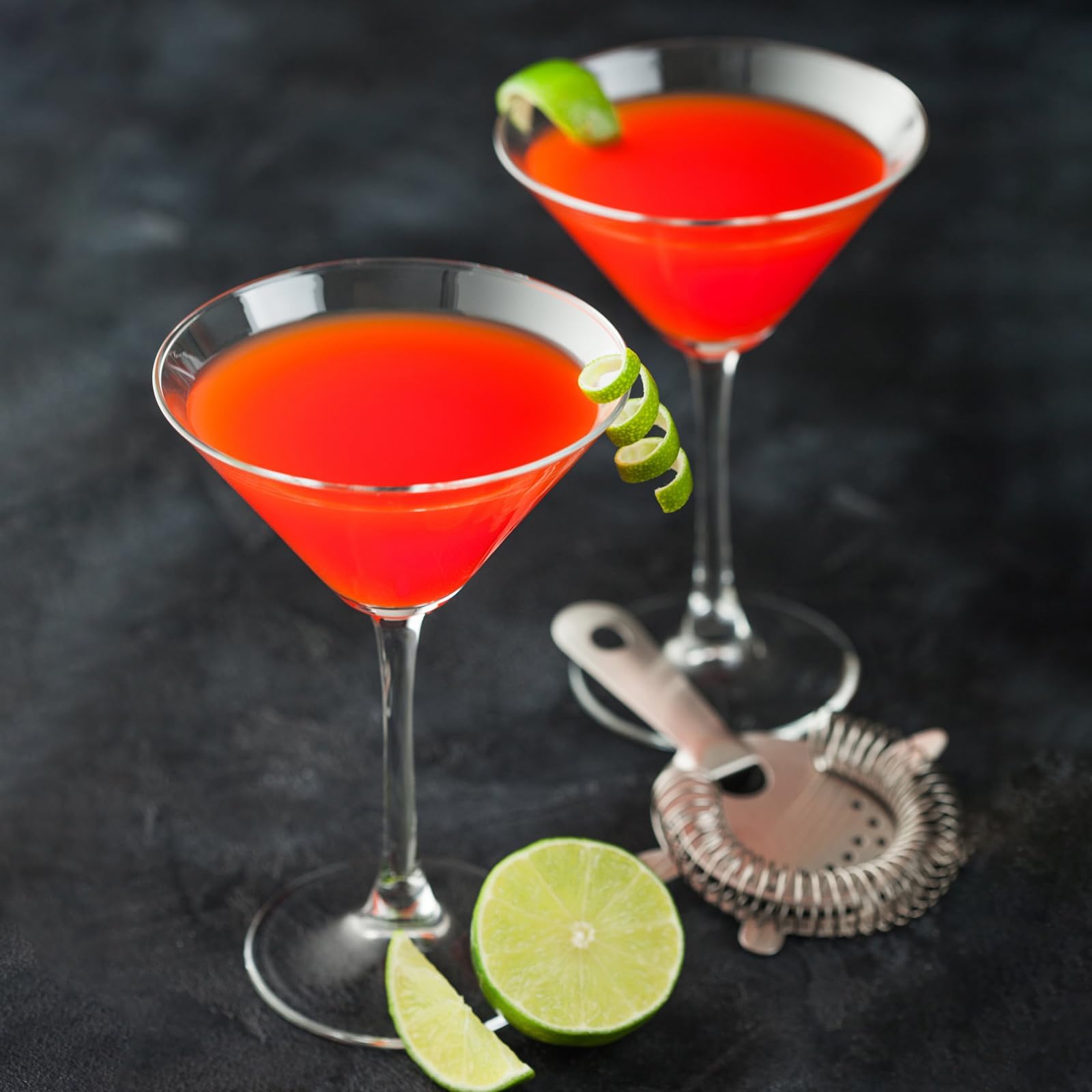 PARACITY copa martini cristal transparente, borde pulido para bebidas con estilo.