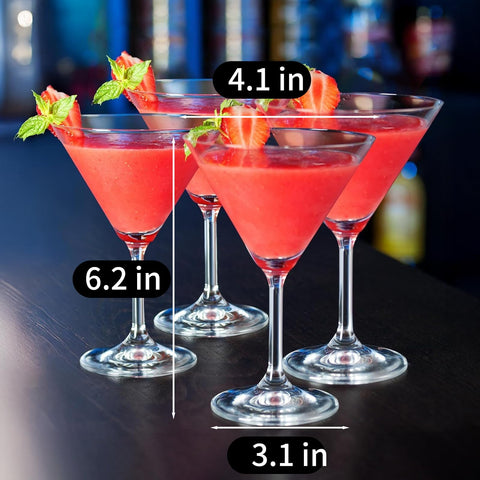 PARACITY copa martini soplado a mano, artesanía tradicional para servicio con estilo.