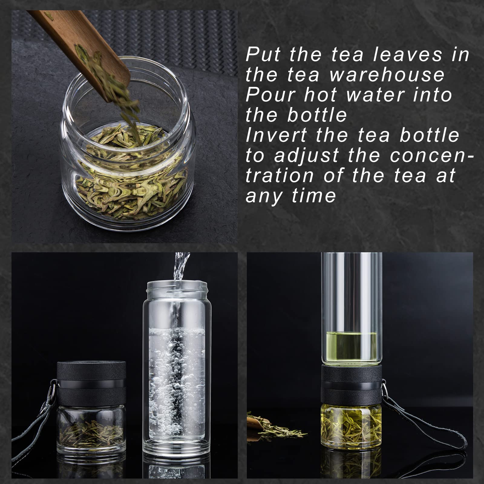 PARACITY infusor de té de acero inoxidable para infusiones limpias