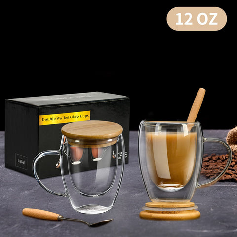 PARACITY taza de vidrio apta para lavavajillas y microondas
