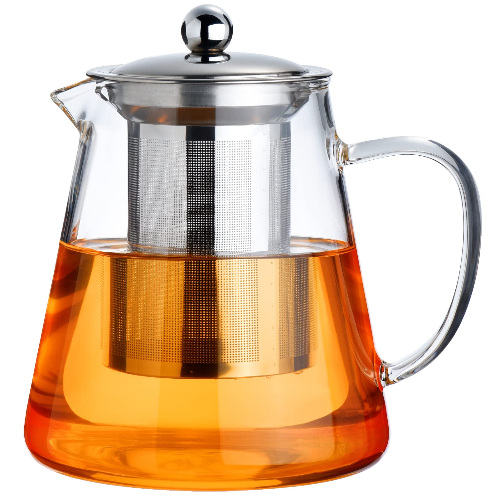 PARACITY tetera de cristal para estufa con capacidad de 550 ml lista para uso diario