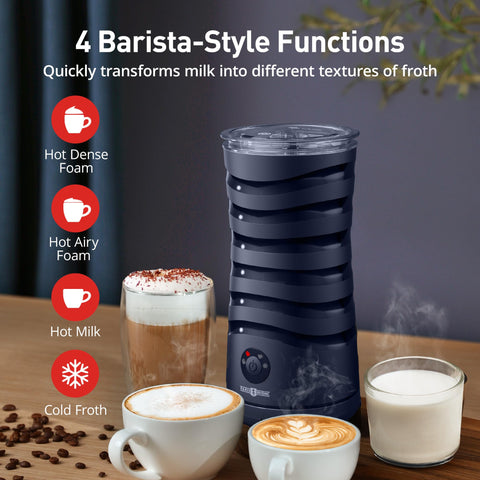 PARIS RHÔNE batidor leche espumado caliente denso para cappuccinos cremosos.