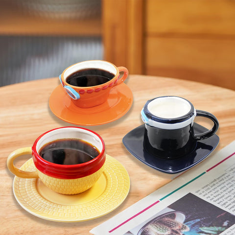 parknshop taza anime diseño artistico inspirado en sombrero.