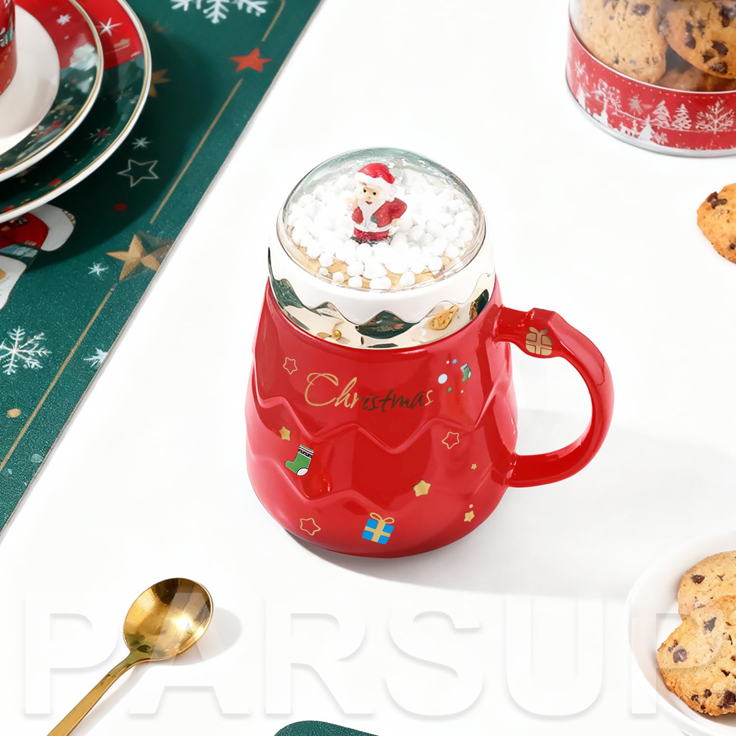 PARSUP taza para café, leche, té o chocolate caliente, uso diario cómodo.