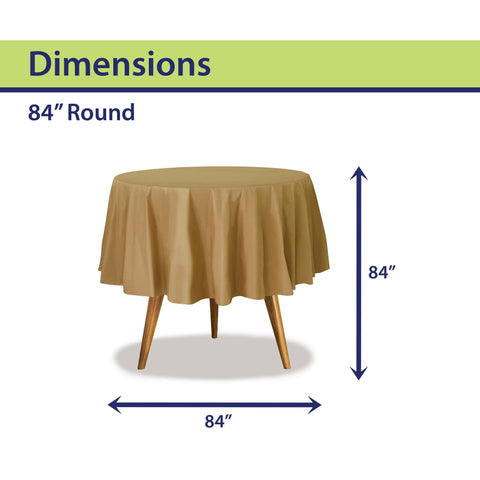 Mantel desechable dorado Party Dimensions, facilita la limpieza tras el evento.