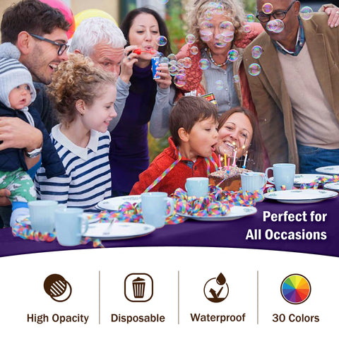 Calidad superior de plástico Party Solids para uso en eventos.