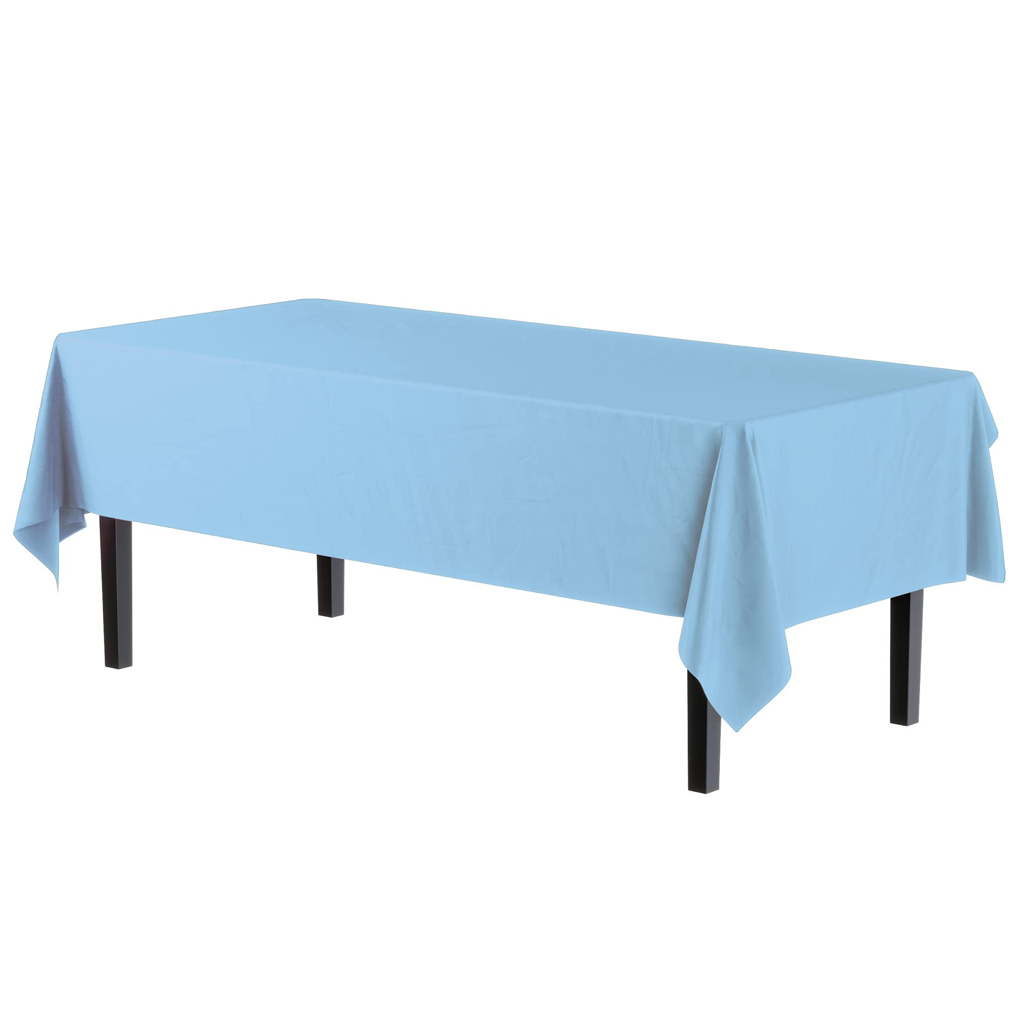 Paquete de 6 manteles Party Solids azul claro para fiestas