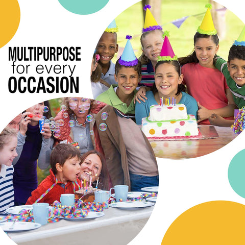 Uso en fiestas y catering con mantel Party Solids para protección