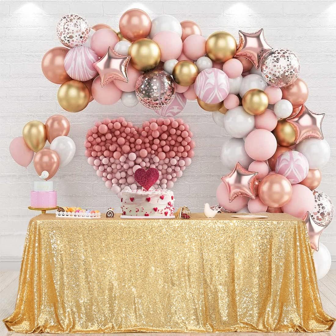 Características brillantes del mantel PartyDelight para eventos de gala
