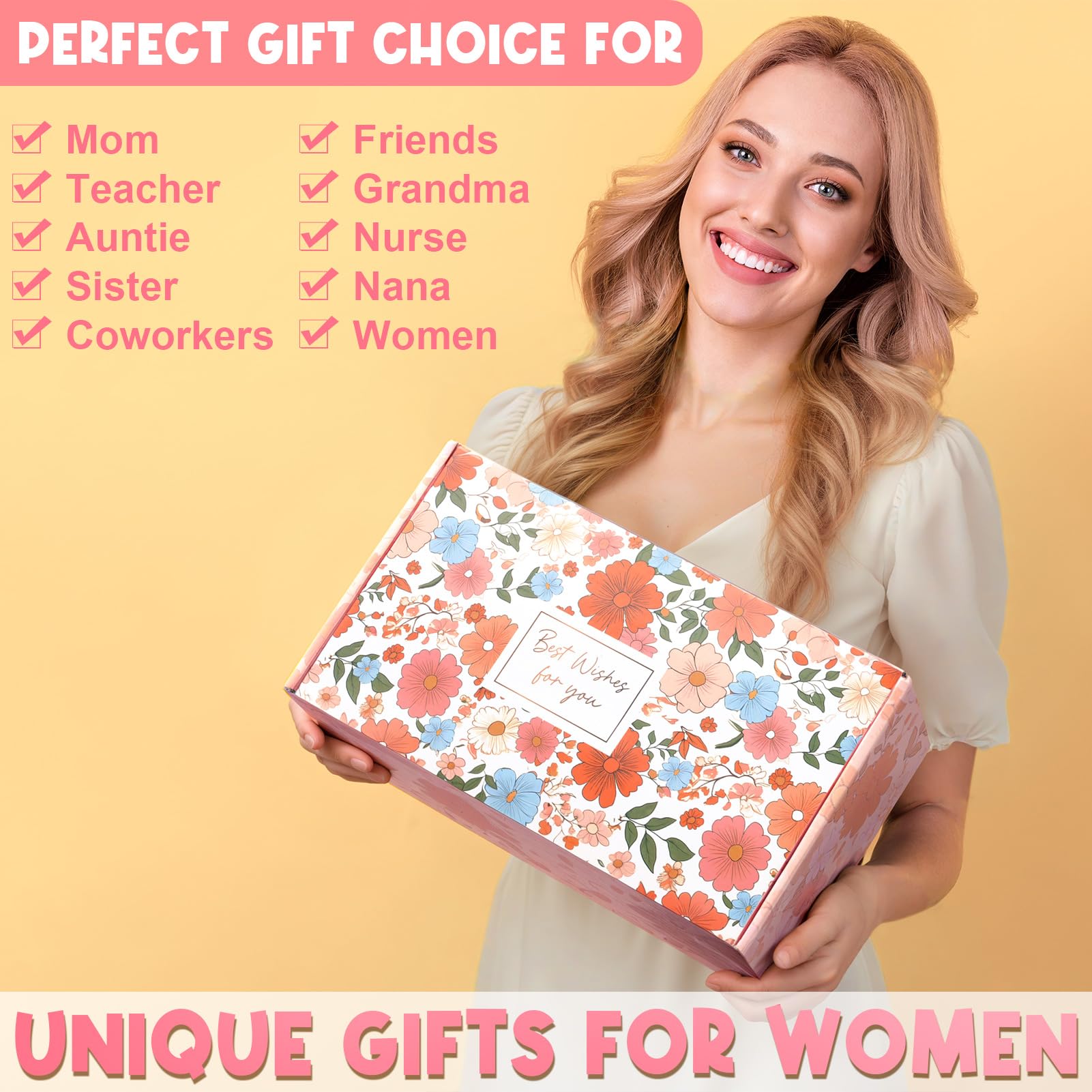 Caja regalo elegante de Partylamb con tarjeta para sorprender.